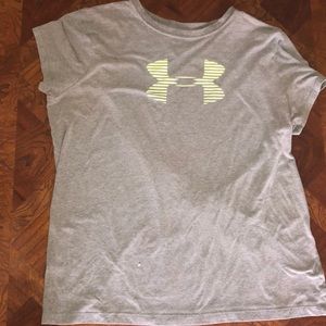 Grey Under Armour Tee